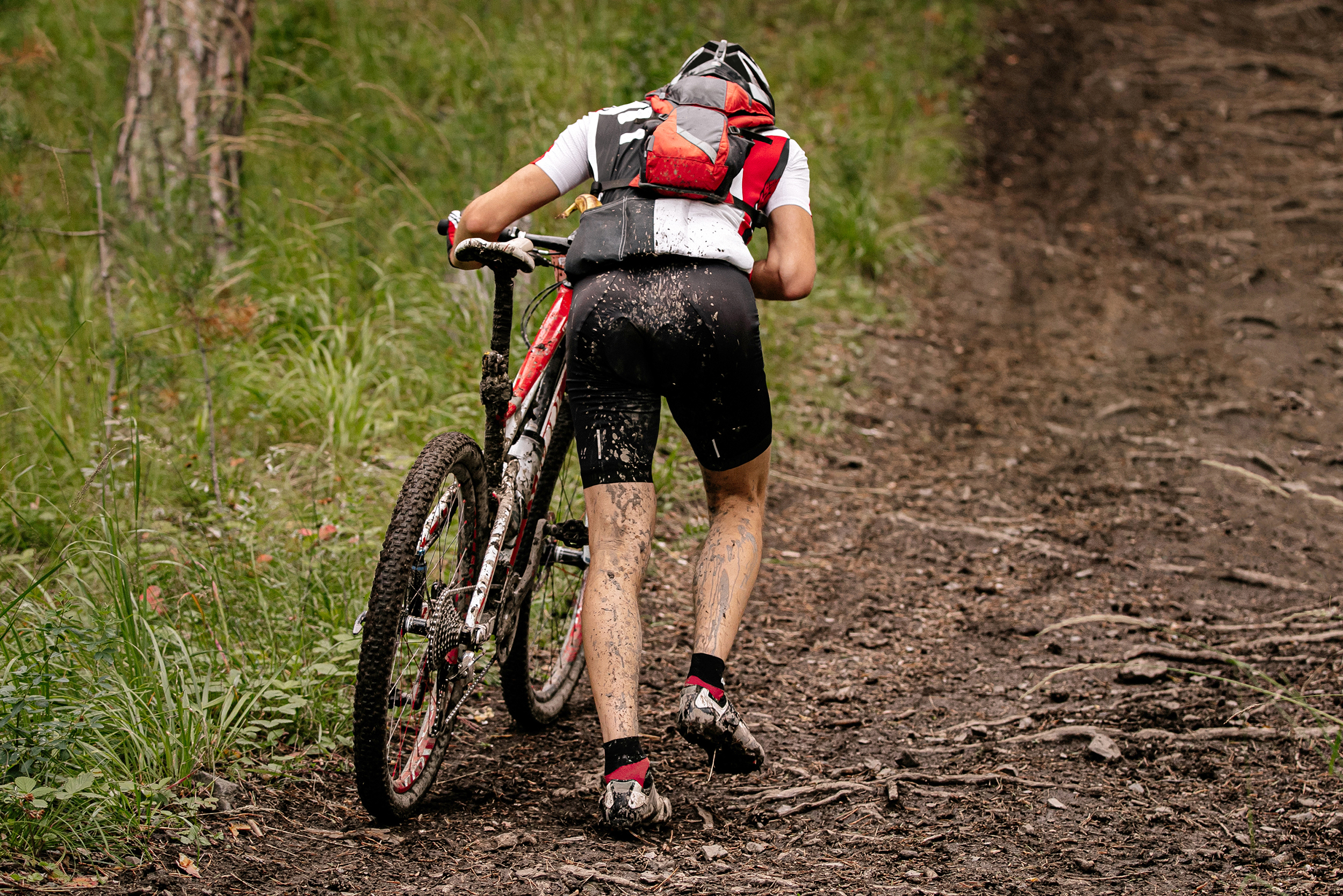 Voorbereiding op een MTB Veldtoertocht voor cycling vlaanderen