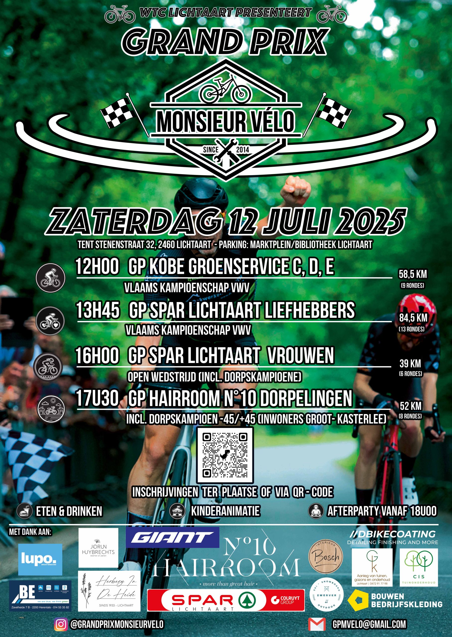 Je bekijkt nu Vlaams Kampioenschap VWV & Grand Prix Monsieur Vélo – 12 juli 2025
