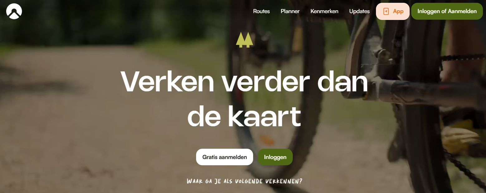 Je bekijkt nu Komoot account aanmaken en gratis regio ontgrendelen